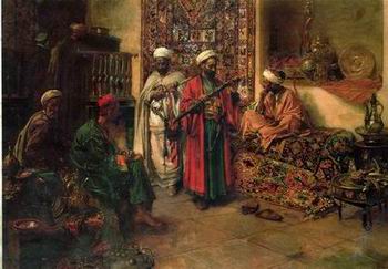 Arab or Arabic people and life. Orientalism oil paintings 110